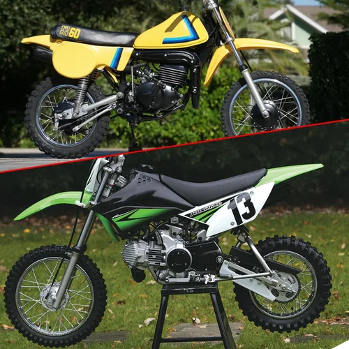 Miniatura 4 de KAMIER 80/100-12 3.00-12 Neumático Trasero 60/100-14 2.50-14 Neumático Delantero y Cámara de Aire para KLX110 KX60 KX65 PW80 TTR90 TTR110 CRF70 XR70