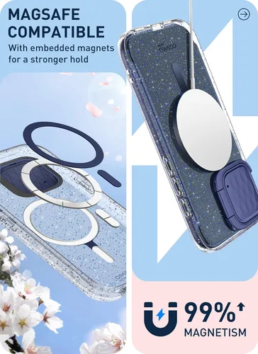 Miniatura 6 de i-Blason Cosmo - Funda magnética para iPhone 15 Pro Max MagSafe con soporte para funda para cámara, estilo delgado, funda de cuerpo completo