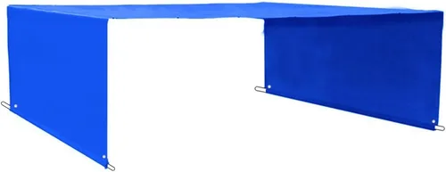 Miniatura 8 de Alion Home Toldo de repuesto personalizable de polietileno de alta densidad permeable con bolsillos para barra para pérgola