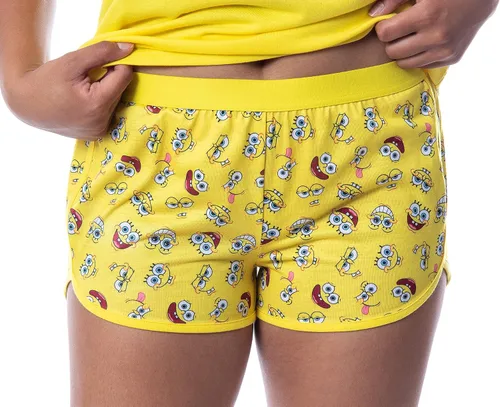 Miniatura 3 de Nickelodeon Bob Esponja SquarePants - Conjunto de pijama sin mangas para mujer