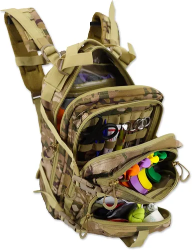 Miniatura 8 de Lightning X Mochila médica para primeros auxilios + kit para traumatismos y hemorragias (Rojo)