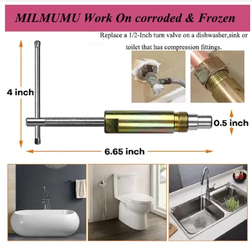 Miniatura 6 de Extractor de Manga de Compresión Herramienta de Remoción Tuerca y Virola de Tubería 03943 - Removedor de Manga Solo para Accesorios de Compresión