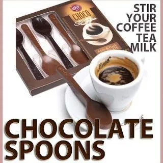Miniatura 2 de Cucharas Elit Choco con leche y chocolate negro (6 cucharas) (1 PACK)
