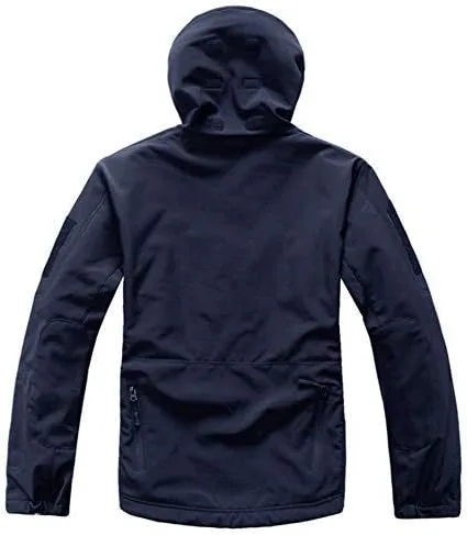 Miniatura 3 de MAGCOMSEN - Chaqueta táctica con capucha para hombre, impermeable, suave, abrigo de invierno