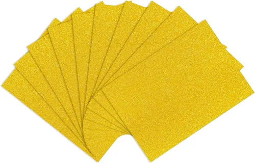 Miniatura 11 de Sonjade Papel de cartulina con purpurina, papeles con purpurina que no se desprende, cartulina para proyectos de manualidades y bricolaje, papel