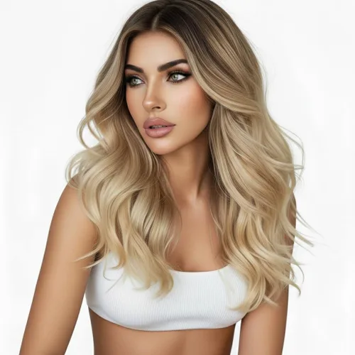 Miniatura 66 de Ve Sunny Extensiones de cabello clip-in de cabello humano real con reflejos, extensiones de cabello con clip para cabello corto, marrón oscuro