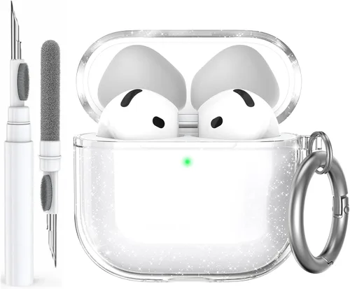 Miniatura 9 de AhaStyle Funda transparente para Airpods Pro 2 (2023/2022), fundas protectoras de TPU suave vienen con correa de mano compatible con Apple AirPods