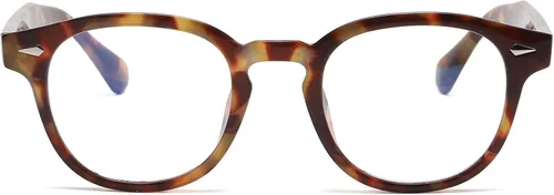 Miniatura 10 de AIEYEZO Retro Computer Blue Light Blocking Glasses for Men Women Fashion Round Computer Gaming Glasses