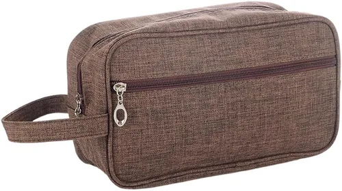 Miniatura 8 de Trawila Neceser de viaje para mujeres y hombres, organizador de maquillaje para cosméticos, artículos de tocador, herramientas de cepillos, Negro