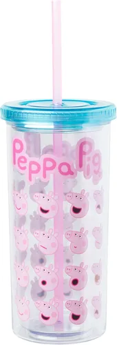 Miniatura 27 de Silver Buffalo Care Bears - Vaso alto de plástico iridiscente con diseño de estrellas arcoíris con tapa y pajilla, 20 onzas Care Bears iridiscentes