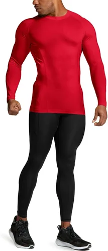 Miniatura 4 de ATHLIO - Paquete de 1 o 3camisetas de compresión de manga larga con FPU 50+ para hombre, camiseta de protección para deportes acuáticos