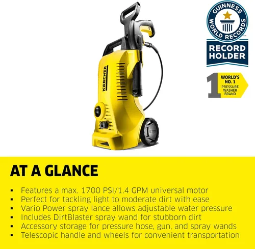 Miniatura 3 de Kärcher Lavadora a presión, K2 Power Control, máx. 2000 PSI, manguera de 25 pies, 2 varillas de pulverización - 1.45 GPM