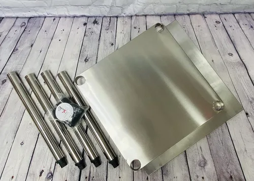 Miniatura 7 de Mesa de acero inoxidable para olla de arroz de gas 20 "pulgadas x 20 pulgadas