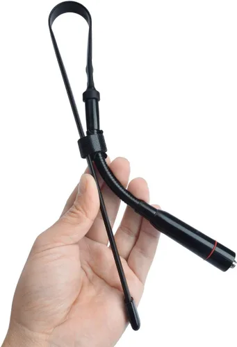 Miniatura 3 de TWAYRDIO Antena táctica CS hembra SMA 18.7 pulgadas plegable 144/430MHz 2M/70CM Antena de radio bidireccional para Baofeng UV-5R Series BF-888S GT-3