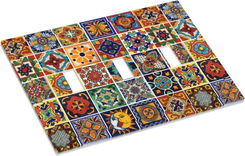 Miniatura 29 de Placa Decorativa de Pared de Granja Rústica con Cuerno de Madera para Puerta de Granero 1 Banda Duplex Cubiertas de Toma Eléctrica Soltera