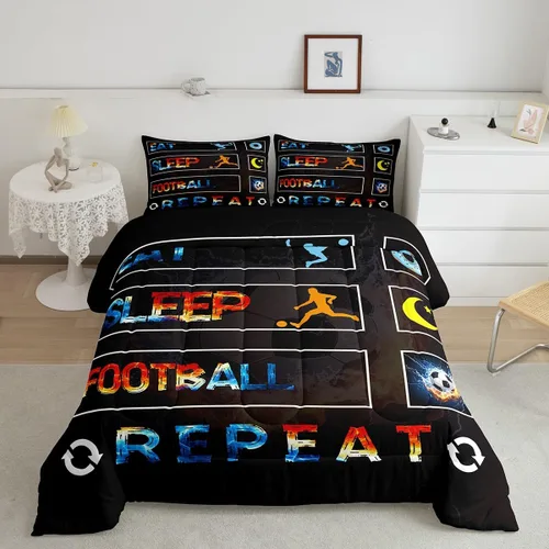 Miniatura 13 de Erosebridal Juego de edredón de bandera estadounidense tamaño individual para niños y adolescentes, juego de ropa de cama de camuflaje, edredón
