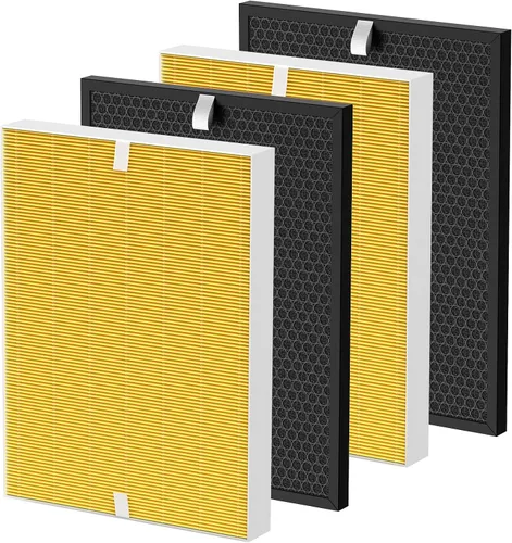 Miniatura 13 de 2 juegos 116130 HEPA filtro de repuesto H 116130 para Winix 5500-2 Plasmawave purificador de aire y modelos AM80 - Filtro HEPA y filtro de carbón