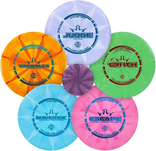 Miniatura 7 de D·D Dynamic Discs - Juego de 3 discos de golf Prime Burst Incluye putter, de rango medio, controlador, mini marcador 170-176g Accesorios