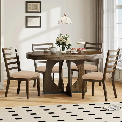 Miniatura 8 de Smiry - Fundas de asiento de terciopelo para silla de comedor, juego de 2, ajuste elástico, extraíbles y lavables, fundas protectoras de cojín