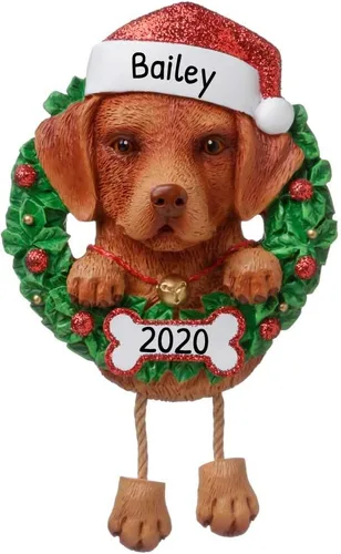 Miniatura 20 de Adornos de Navidad personalizados para perros de Elfos 2024 – Corona Shih Tzu para la primera Navidad de los amantes de los perros