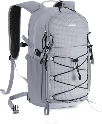 Miniatura 11 de ECOHUB Mochila pequeña de senderismo para hombres y mujeres, mochilas de viaje ligeras de 20 litros, resistentes al agua, para acampar, ciclismo