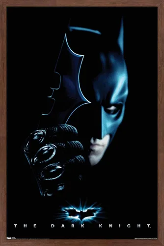 Miniatura 17 de Trends International DC Comics Movie - Póster de pared de Batman con Batarang, 14.725 x 22.375 pulgadas, versión enmarcada de madera de granero