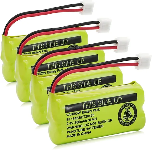 Miniatura 9 de BT18433/BT28433 2.4V 800mAh Ni-MH Batería inalámbrica para teléfono, también compatible con AT&T BT184342/BT284342 BT8300 BT1011 BT1018 BT1022