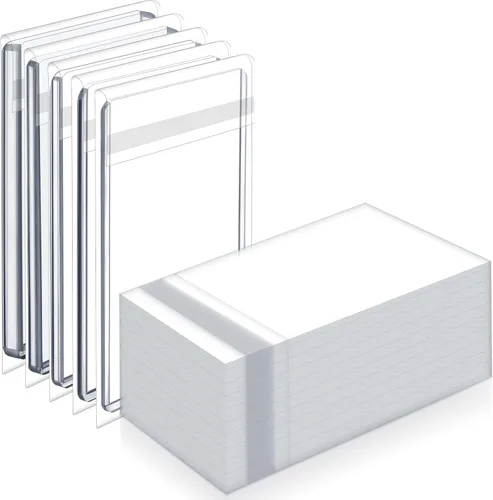 Miniatura 7 de AmazingSpark 300 bolsas resellables de equipo para tarjetas coleccionables de 35 a 130 puntos, fundas para tarjetas deportivas, fundas de plástico