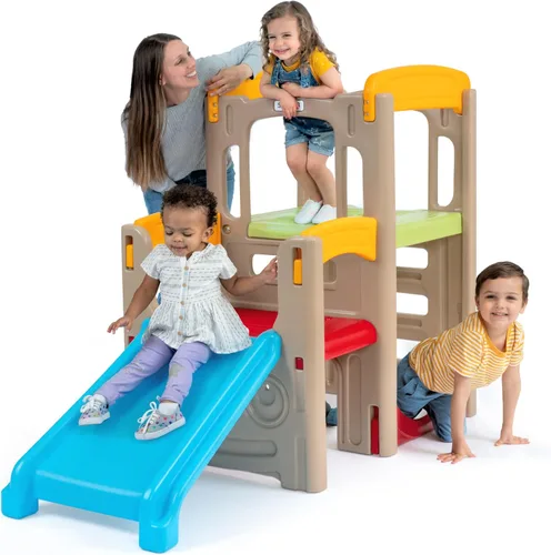 Simplay3 Jóvenes Exploradores - Escalador de Aventura y Tobogán - Juego de Patio Interior o Exterior para Niños Pequeños y Niños