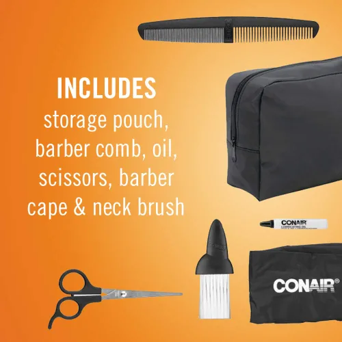 Miniatura 10 de Conair Kit de corte de pelo giratorio de corte uniforme con cable/inalámbrico