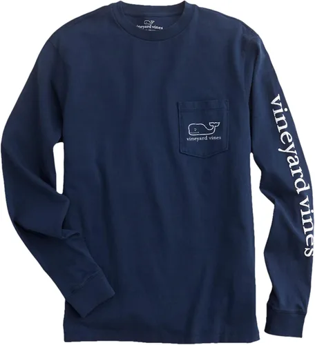 Miniatura 3 de Vineyard Vines Camiseta de manga larga Vintage Whale Pocket