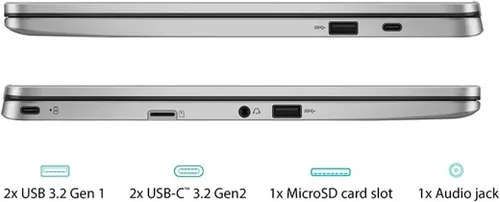Miniatura 4 de ASUS ChromeBook/SILVER/14.0 FHD no táctil/N4020/4GB/Intel UMA/64GB/Chrome