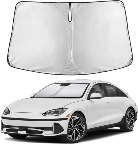 Miniatura 125 de Econour Parasol para parabrisas compatible con Honda Civic 2016-2021, protector de parasol plegable para ventana, bloquea los rayos UV y mantiene tu