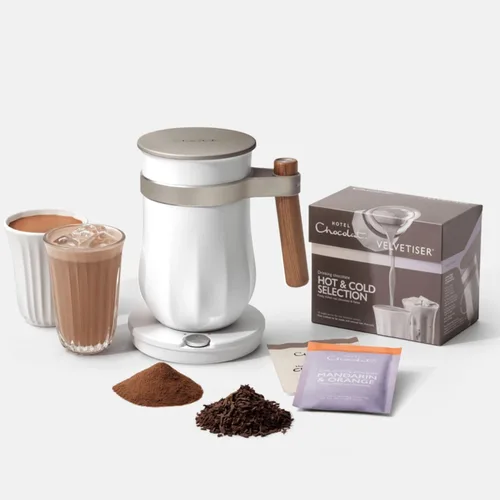 Miniatura 11 de Sistema de Chocolate para Beber Caliente y Frío - El NUEVÍSIMO Velvetiser de Hotel Chocolat - El kit incluye máquina de chocolate caliente, caja