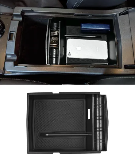 Miniatura 9 de Bandeja de consola central, caja de almacenamiento compatible con Land Rover Discovery Sport 2015, 2016, 2017, 2018, 2019, organizador de puerta