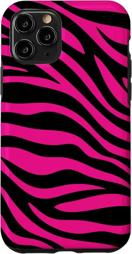 Miniatura 29 de Zebra Animal Print Pattern Black and Pink Cute Phone Case for iPhone 17