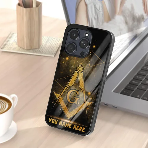 Miniatura 7 de Fundas de teléfono con nombre personalizado, regalos de mampostería masónica para hombres, iPhone 11 12 13 14 Pro Max Plus Mini Xr Xs, Samsung Cielo