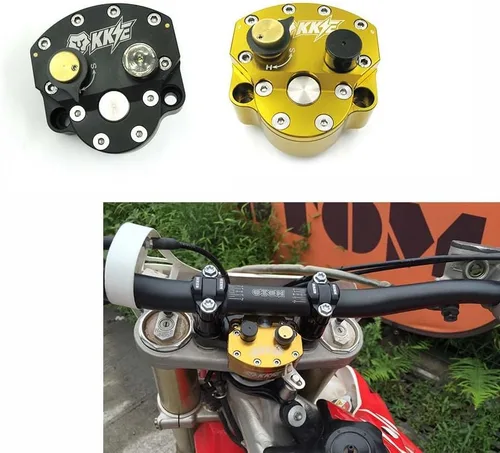 Miniatura 7 de Amortiguador de dirección delantera para motocicletas PROOTOM Compatible con CRF YZF EXC RMZ KLX, amortiguador de dirección delantera universal