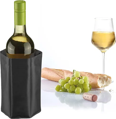 Miniatura 6 de Enfriador de vino reutilizable, enfriador de botellas de vino flexible, funda de paquete de hielo de vino que mantiene el vino fresco y refrescante