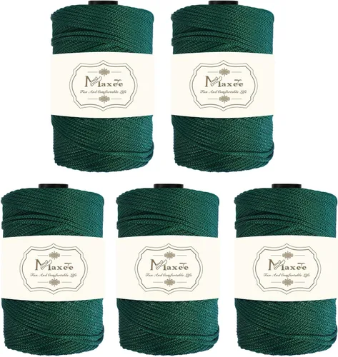 Miniatura 36 de Cordón de macramé premium de poliéster 3 mm × 218 yardas, cordón de macramé 100% polipropileno de 3 mm, ideal para crochet, colgadores de pared, 30
