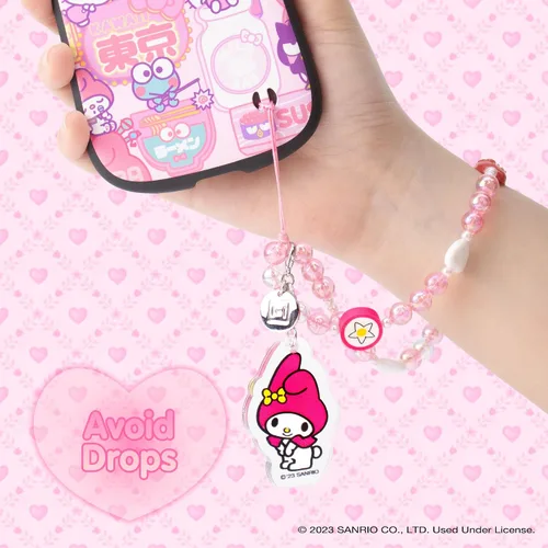 Miniatura 9 de iFace My Melody - Correa de muñeca con cuentas + funda con mosquetón My Melody Figure AirPods de 3ª