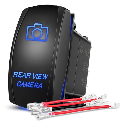 Miniatura 10 de Nilight - Interruptor basculante de compresor de aire con barra de luz LED, interruptores de 5 pines, láser encendido/apagado, interruptores SPST