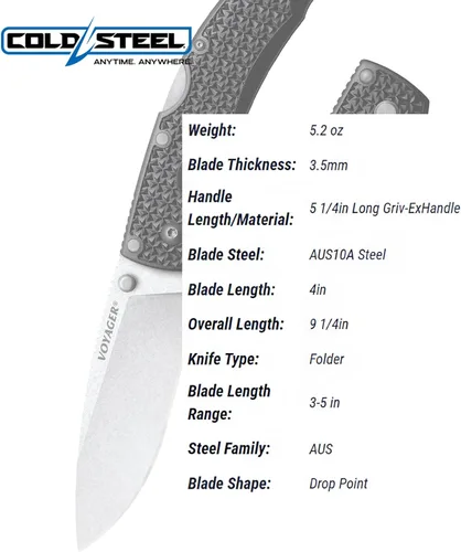 Miniatura 6 de Cold Steel Large Drop Point Voyager - 9 1/4" Total