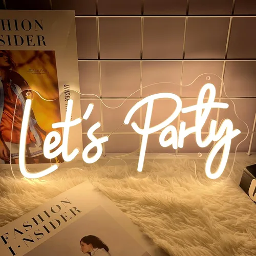Letreros de neón para telón de fondo, letrero de luz de neón para decoración de pared, letrero de neón LED HDJSIGN para cumpleaños, despedida de