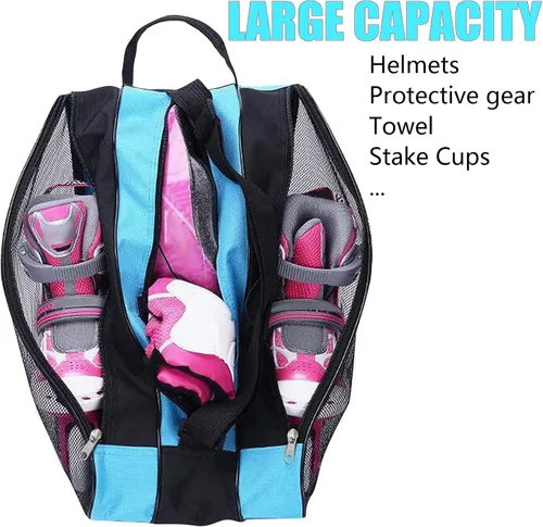 Miniatura 3 de Peyorom Bolsas de patinaje, ideales para patines de patinaje, patines de hielo, patines cuádruples, patines en línea, patines de patinaje, patines