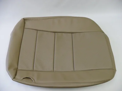 Miniatura 5 de 2002 a 07 para Ford F250 Lariat Driver & Passenger Bottom Seat Covers TAN Perforated
