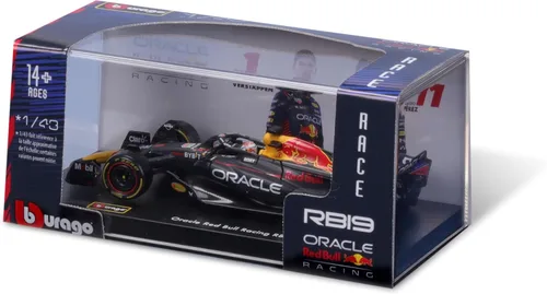 Miniatura 8 de 1:43 Race Oracle Red Bull Racing RB19 (2023) w/Driver - Vista #1