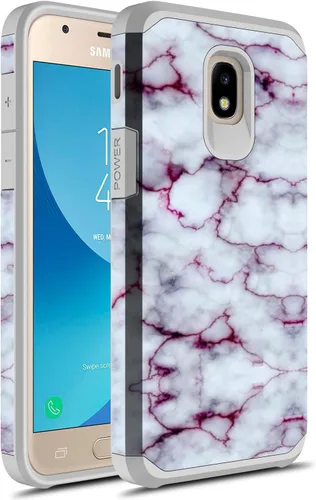 Miniatura 10 de Compatible con Samsung Galaxy J7, funda híbrida gráfica colorida armadura para SM-J737 (mandala colorido)