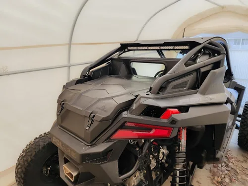 Miniatura 4 de Caja de carga trasera Highlands UTV se ajusta a Polaris RZR PRO R 2022-2025. Almacenamiento masivo de 146 Qt, resistente a la intemperie y diseñado