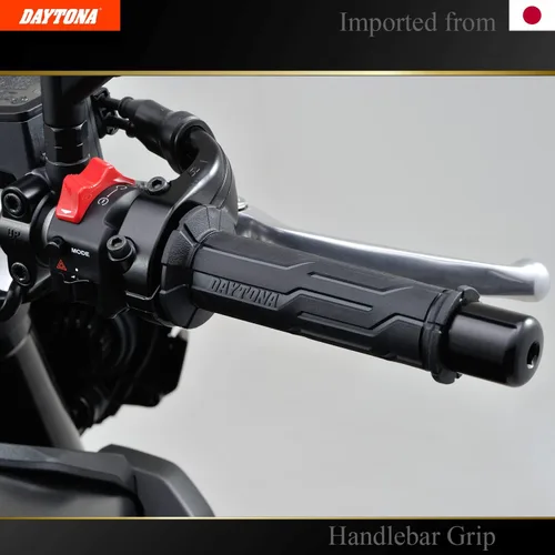 Miniatura 4 de DAYTONA Empuñaduras universales para manillar de motocicleta de 7/8 pulgadas para paseos largos y cómodos con estilo (geométrico) (negro)